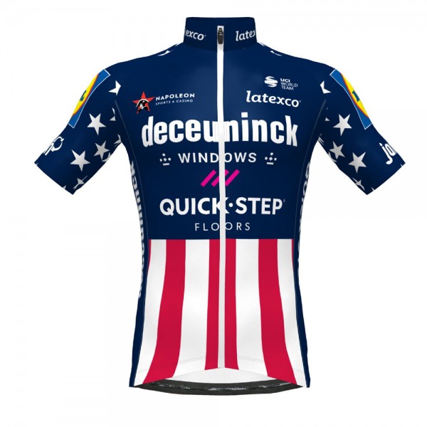 CHAMPION USA Pro Team 2021 Fietsshirt Korte Mouw L3jRpV