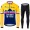 Jumbo Visma SLovenia Pro Team 2021 Fietskleding Set Wielershirts Lange Mouw+Lange Wielrenbroek UH0OJs