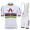 White Ineos Champion Pro Team 2021 Fietskleding Set Wielershirts Korte Mouw+Korte Fietsbroeken Bib MHEhq7