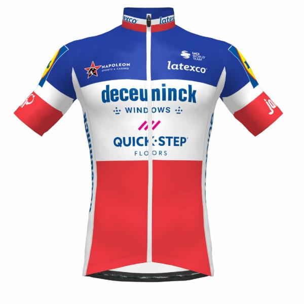 France Champion Pro Team 2021 Fietskleding Set Wielershirts Korte Mouw+Korte Fietsbroeken Bib ScHMt6