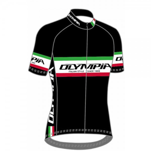 Italy Olipic Pro Team 2021 Fietsshirt Korte Mouw EaBRJi