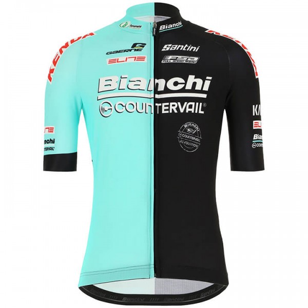 Wielerkleding Profteams 2020 Bianchi Countervail Wielershirt Met Korte Mouwen