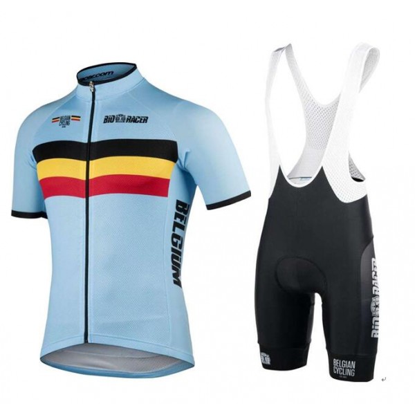 Wielerkleding Profteams 2020 BELGIEN Set Fietskleding Set Fietsshirt Met Korte Mouwen+Koersbroek Korte