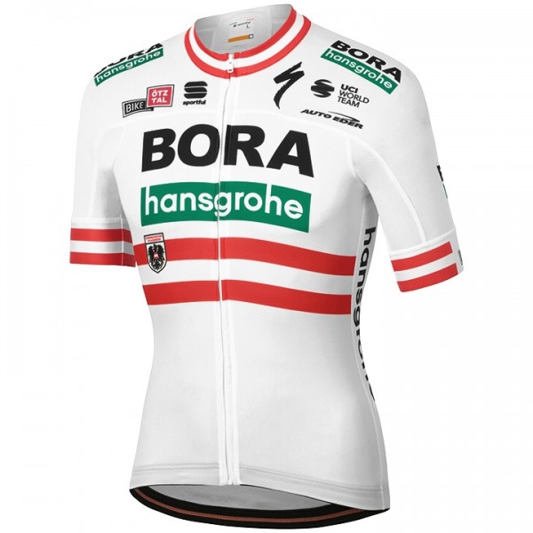 Wielerkleding Profteams 2020 Wielershirt Met Korte Mouwens BORA-Hansgrohe Campione Austriaco