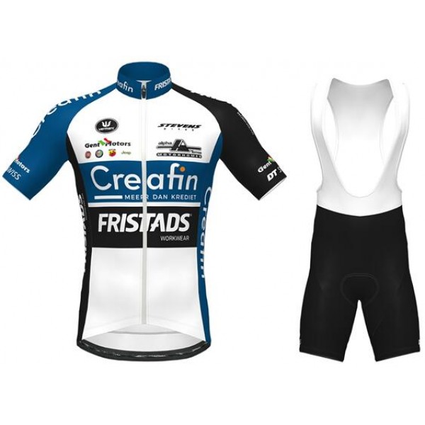 Wielerkleding Profteams 2020 Creafin Fristads Fietskleding Set Fietsshirt Met Korte Mouwen+Koersbroek Korte