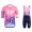 Wielerkleding Profteams 2020 EF Education First Fietskleding Set Fietsshirt Met Korte Mouwen+Koersbroek Korte