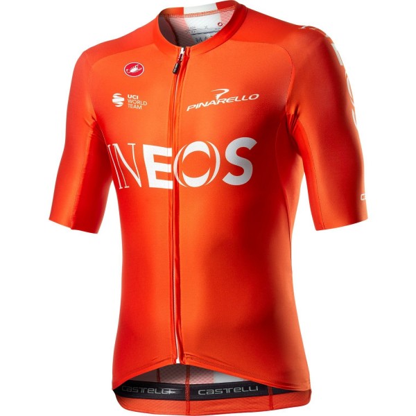 Wielerkleding Profteams 2020 TEAM INEOS Training Edition Aero Race 6.0 Wielershirt Met Korte Mouwen Langer RV