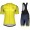 Wielerkleding Profteams 2020 SCOTT RC TEAM 10 Fietskleding Set Fietsshirt Met Korte Mouwen+Koersbroek Korte Giallo