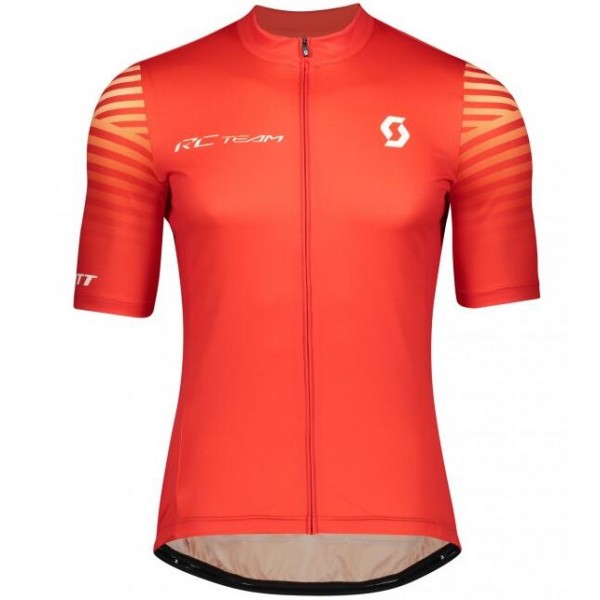 Wielerkleding Profteams 2020 SCOTT RC TEAM 10 Wielershirt Met Korte Mouwen Rood