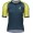 Wielerkleding Profteams 2020 SCOTT RC Premium Climber Wielershirt Met Korte Mouwen Giallo/Blauw