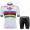 Alpecin Fenix 2020 Wit Fietskleding Set Fietsshirt Met Korte Mouwen+Korte Koersbroek Bib KLMKZ