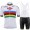 Alpecin Fenix 2020 Wit Fietskleding Set Fietsshirt Met Korte Mouwen+Korte Koersbroek Bib TEMIJ