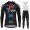 Winter Fleece DSM Pro Team 2021 Fietskleding Set Wielershirts Lange Mouw+Lange Wielrenbroek Bib HNNMG