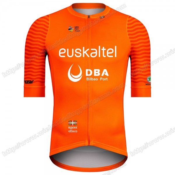 Euskaltel DBA Euskadi 2021 Fietsshirts Korte Mouws SRLUY