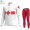 Canada FDJ Winter Thermal Fleece 2020 Fietskleding Set Wielershirts Lange Mouw+Lange Wielrenbroek Bib JQPVV