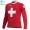 Swiss FDJ Winter Thermal Fleece 2020 Wielershirts Lange Mouwen ZMARY