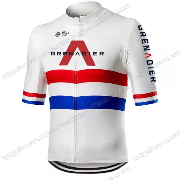 Team INEOS Grenadier 2020 Wielerkleding Set Wielershirts KorteWhite Britain ZPTMU