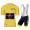 Team INEOS Grenadier 2020 Tour De France Yelllow Fietskleding Set Fietsshirt Met Korte Mouwen+Korte Koersbroek Bib NINCK