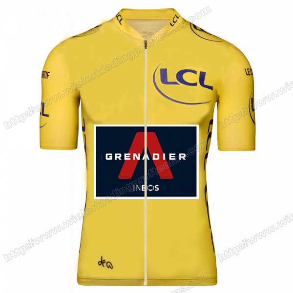 Team INEOS Grenadier Tour De France 2020 Wielerkleding Set Wielershirts KorteYellow MOUIT