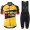 Femmes Jumbo Visma Pro Team 2021 Fietskleding Set Fietsshirt Met Korte Mouwen+Korte Koersbroek Bib YARSP