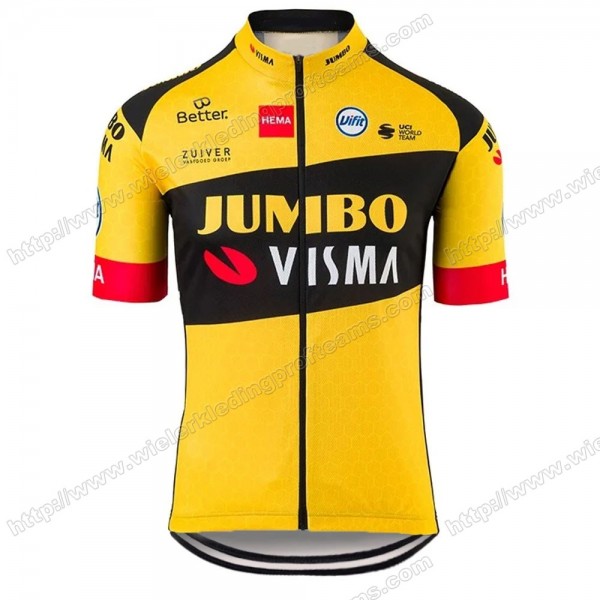 Jumbo Visma 2020 Pro Team Fietsshirts Korte Mouws VPCFG