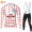 Winter Thermal Fleece UAE EMIRATES Tour De France 2020 Fietskleding Set Wielershirts Lange Mouw+Lange Wielrenbroek Bib QZDZZ