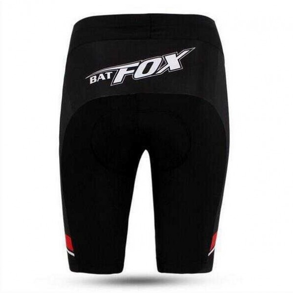 2016 BAT FOX Korte Fietsbroeken Rood Zwart
