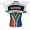 2013 Garmin Sharp Barracuda Sudafrica Kampioen Wielerkleding Set Wielershirts Korte Mouw Zwart Groen