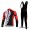 Giant Sram Pro Team Wielerkleding Set Wielershirts Lange Mouw+Lange Fietsbroeken Bib Rood Wit Zwart