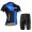 2016-2017 Giant Fietskleding Wielershirt Korte Mouw+Fietsbroek Korte Zwart Blauw