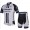 2015 Giant Fietskleding Wielershirt Korte Mouw+Cuissard Cyclisme Wit Zwart