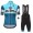 2016 GIRO D'ITALIA Fietskleding Set Fietsshirt Met Korte Mouwen+Korte Koersbroek Blauw