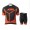 2015 KTM Pro Team Zwart Orange Fietskleding Wielershirt Korte Mouwen+Fietsbroek Korte