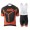 2015 KTM Pro Team Zwart Orange Fietskleding Set Fietsshirt Met Korte Mouwen+Korte Koersbroek