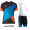 2016 KTM Fietskleding Set Fietsshirt Met Korte Mouwen+Korte Koersbroek Zwart Blauw