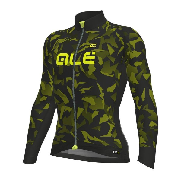 Ale PRR Glass-Geel Wielershirt Lange Mouw