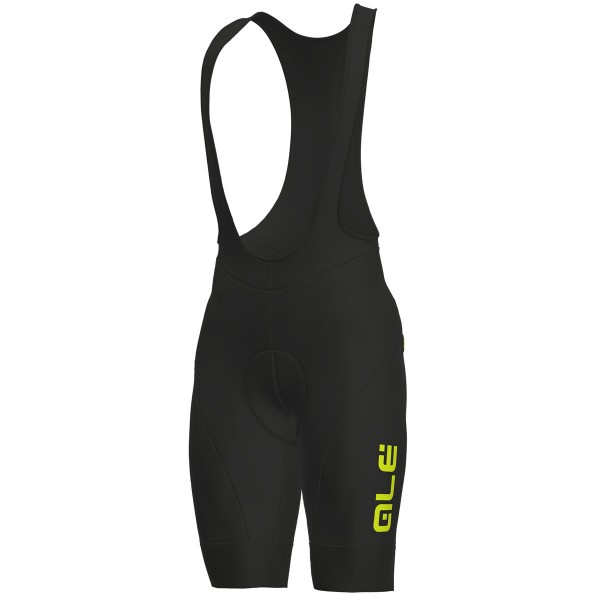 Thermal Ale Solid Winter-Geel Korte Fietsbroeken Bib