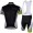 2013 LOOK Fietskleding Set Fietsshirt Met Korte Mouwen+Korte Koersbroek Zwart