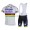 Lampre Merida 2014 Fietskleding Set Fietsshirt Met Korte Mouwen+Korte Koersbroek Wit