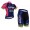 2015 Lampre Merida Wielerkleding Set Wielershirt Korte Mouwen+Fietsbroek Korte