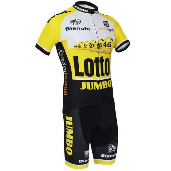 2015 Lotto NL JUMBO Fiskleding Fisshirt Korte+Korte Fisbroeken