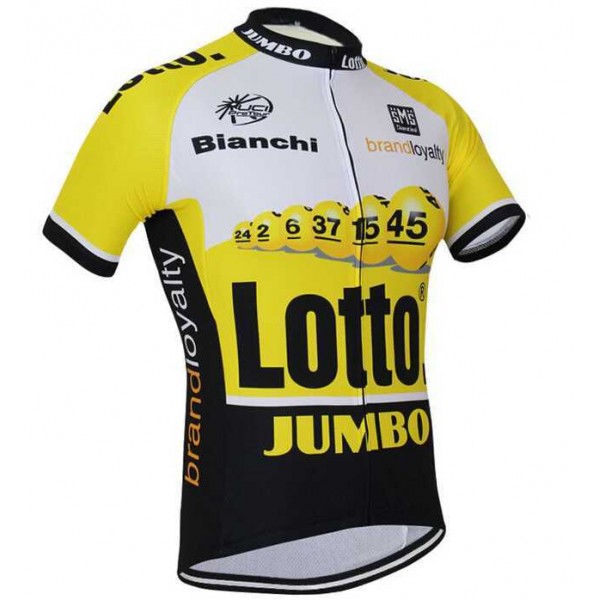 2015 Lotto NL JUMBO Wielershirt Met Korte Mouwen