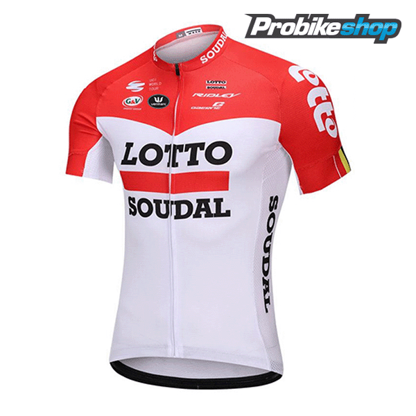 2018 Lotto Soudal Wielershirt Korte Mouw