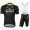 Mitchelton Scott 2018 Fietskleding Fietsshirt Korte Mouwen+Koersbroek Kort Bib Wit