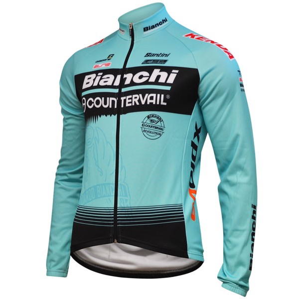 Bianchi Countervail 2018 Wielershirt Lange Mouw