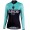 BIANCHI MILANO TERMENO Dames Zwart/Celeste Wielershirt Lange Mouw