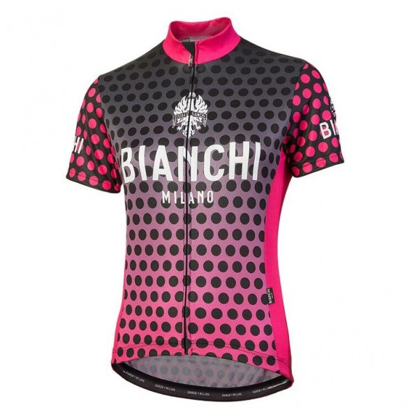 Bianchi Milano Gravina Pink Dames Wielershirt Korte Mouwen