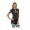 Bianchi Milano Nevola Black Dames Fietskleding Set Wielershirt Korte Mouwen+Korte Fietsbroeken