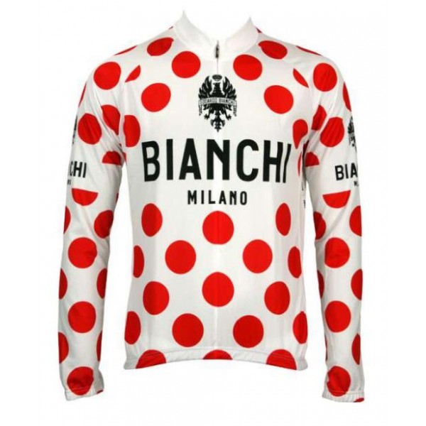 BIANCHI MILANO LEGGENDA Climbers Tricot Wielershirt Lange Mouw