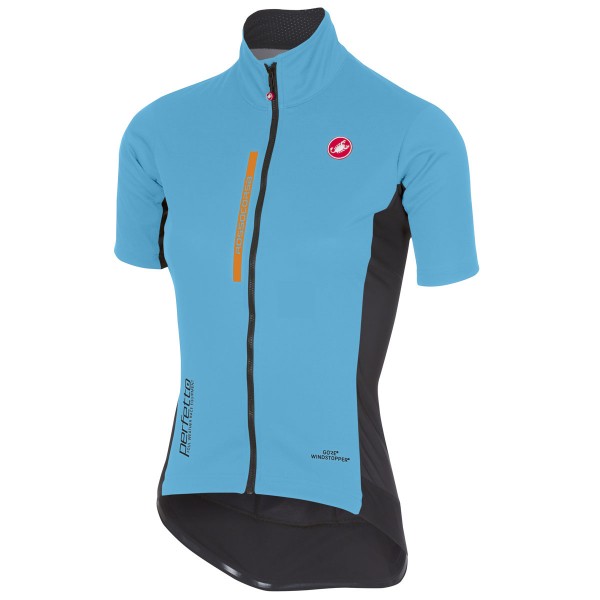 Castelli Perfetto Light-Light Bleu Dames Wielershirt Korte Mouw